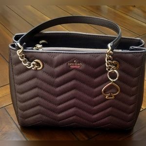 Kate Spade Reese Park Small Courtnee Purse- Ash Metallic